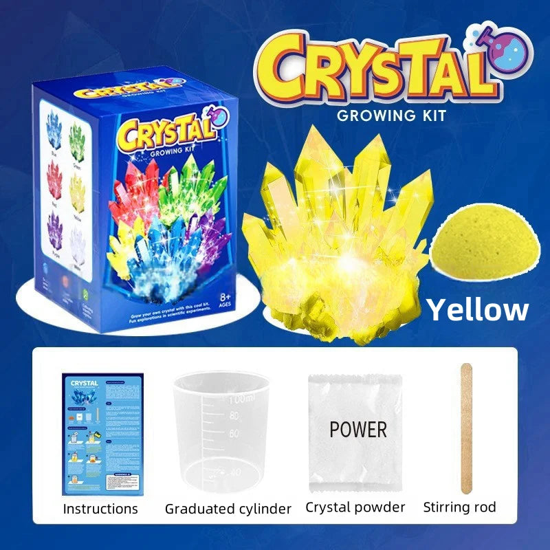 Colorful Crystal Science Kit - Fun STEM Toy for Kids