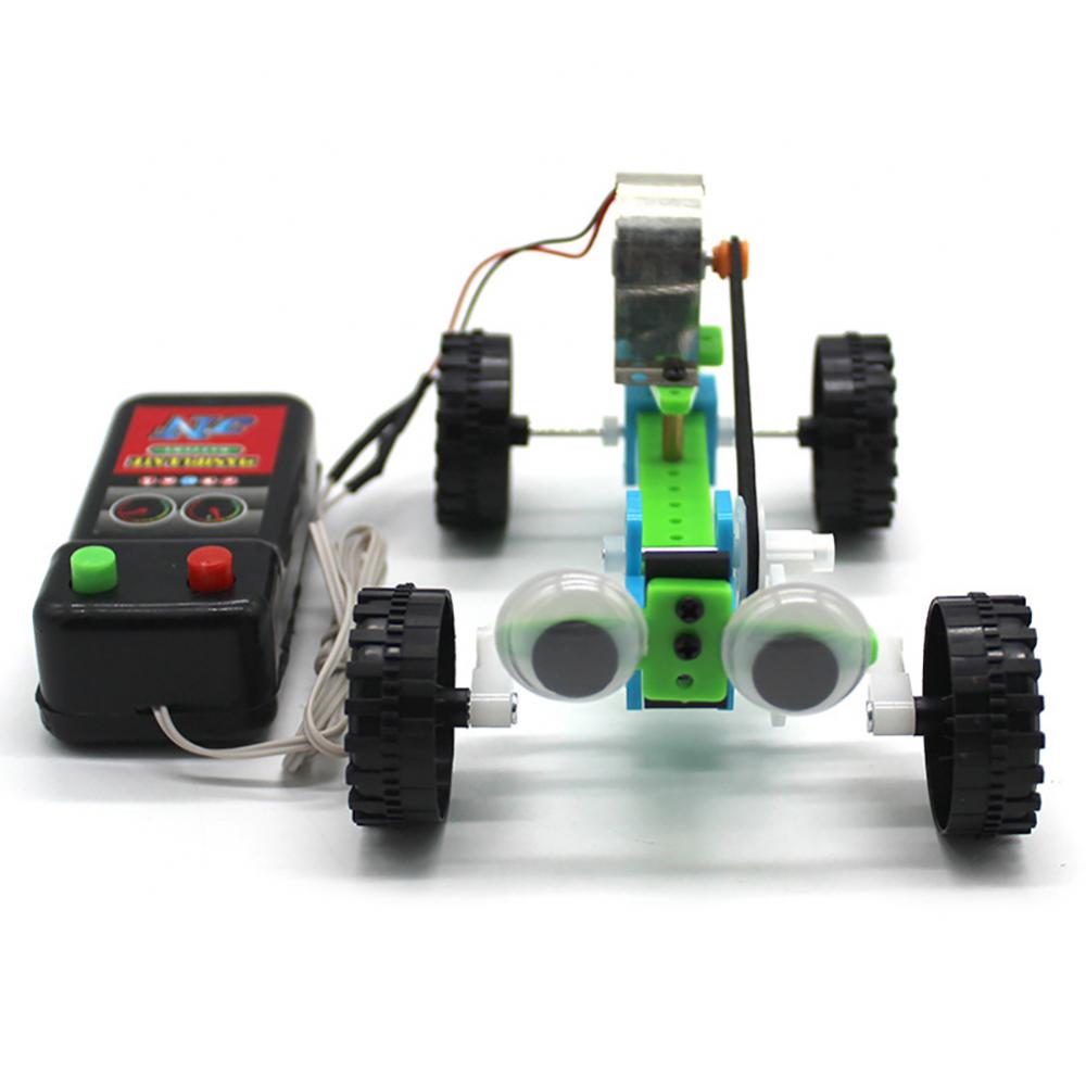 STEM Toys: DIY Robot Car with Big Eyes for Kids' Science Fun