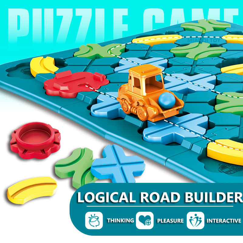 Logic Puzzle Game - Road Maze Montessori