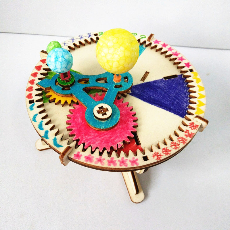 Wooden Puzzle: Solar System Model - STEM Kit for Kids