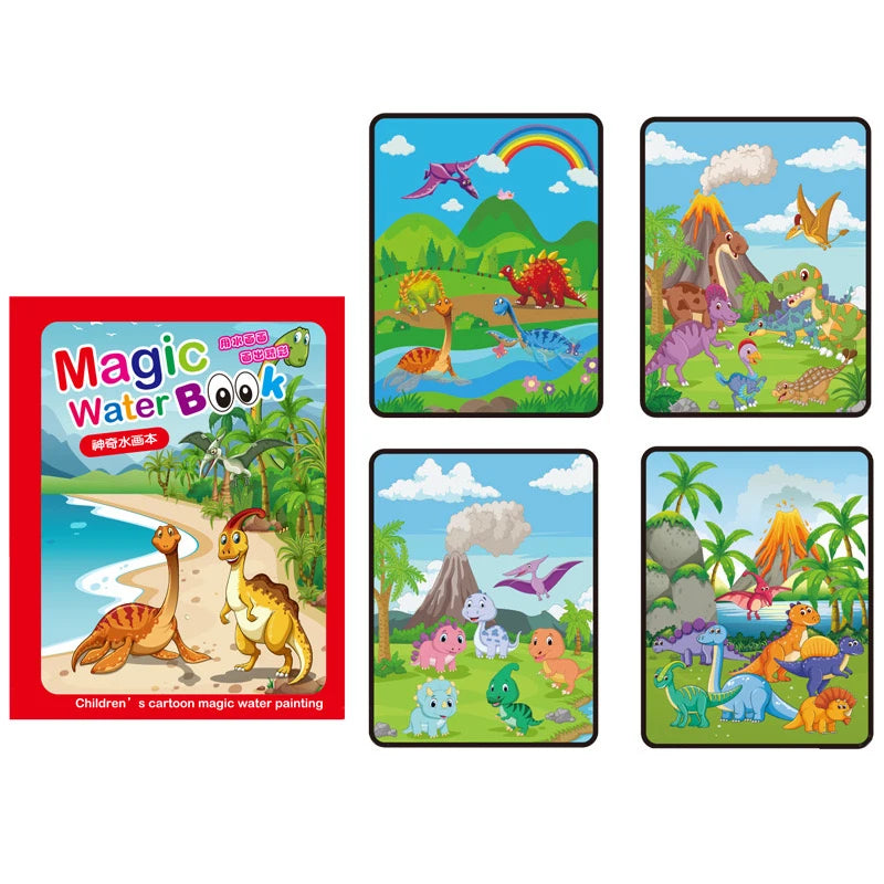 Reusable Water Drawing Book - Mess-Free Magic Painting Pad