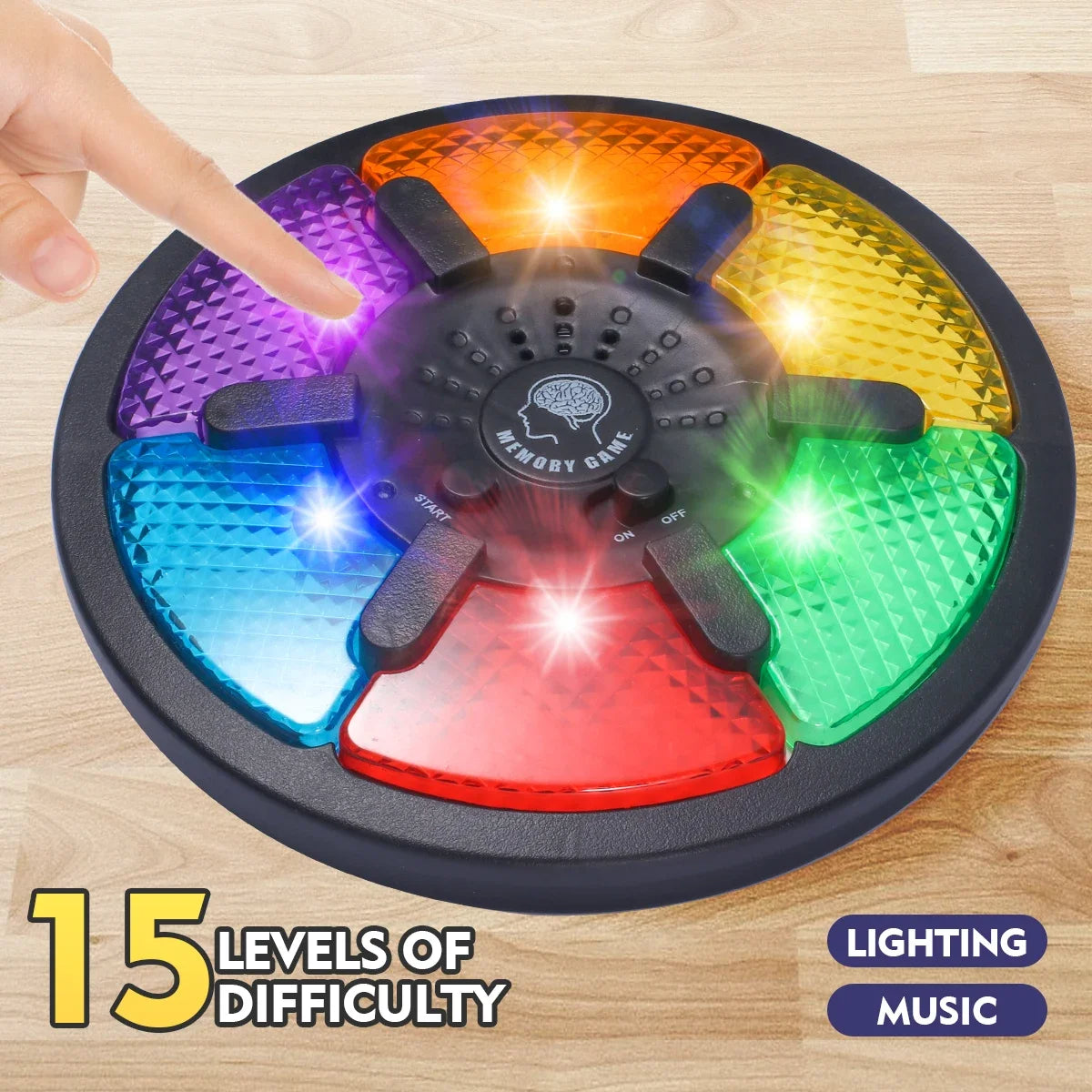 Memory Game Machine: Interactive Light & Sound Puzzle