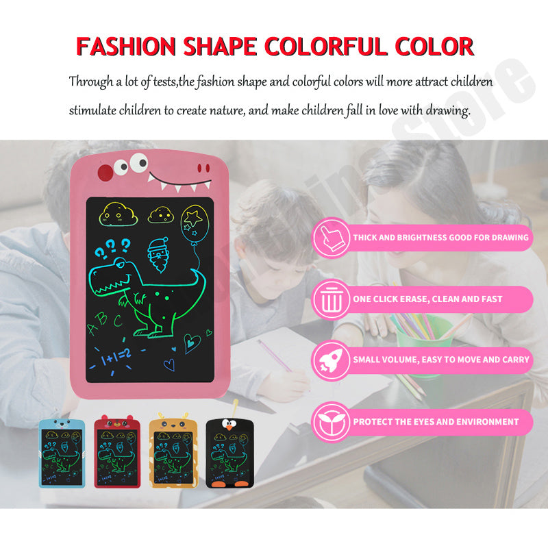 Writing Tablet - 8.5" Kids Drawing Board Cartoon LCD