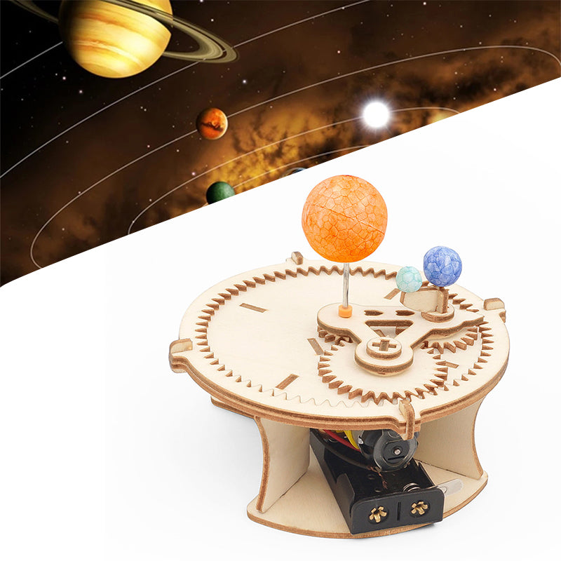 Wooden Puzzle: Solar System Model - STEM Kit for Kids