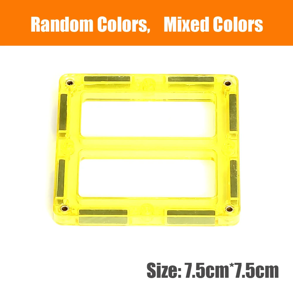 Magnetic Blocks Building 3D Toy - Large Transparent Set