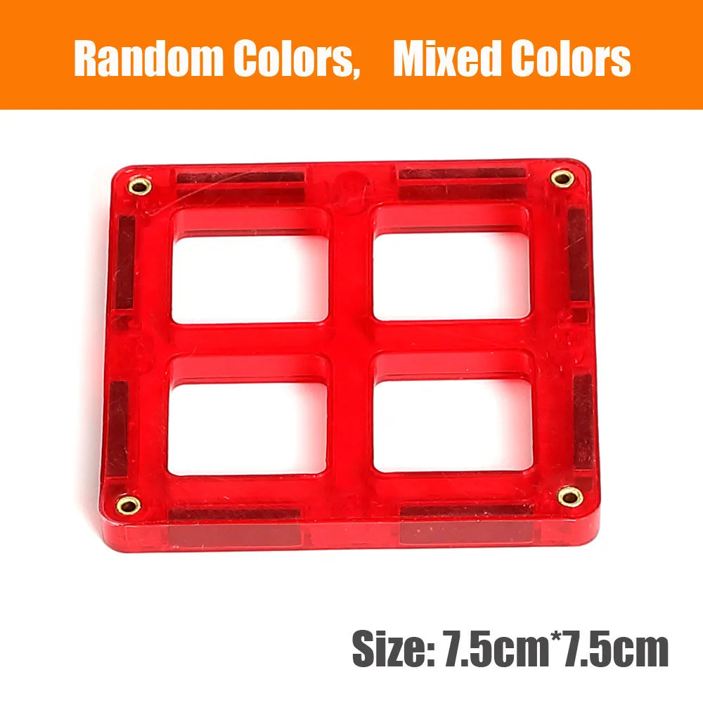 Magnetic Blocks Building 3D Toy - Large Transparent Set