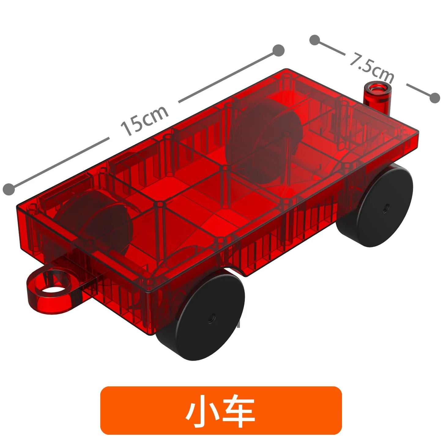 Kids Magnetic Block Tiles - Montessori Educational Toy