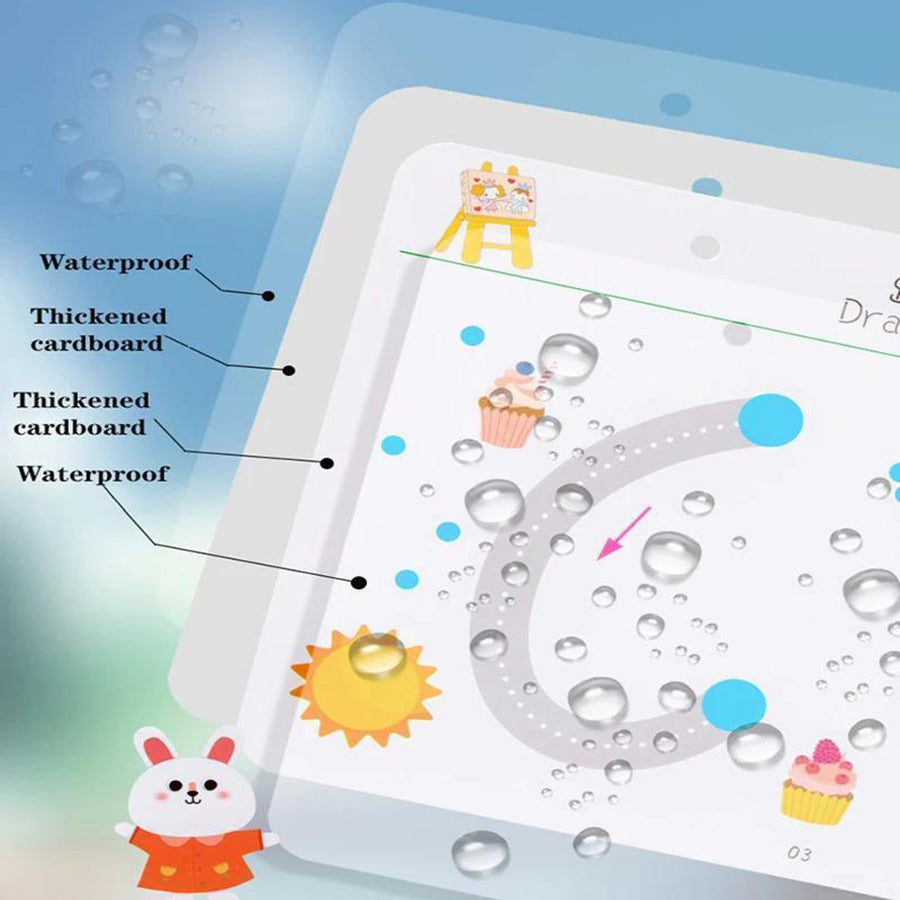 Workbook: Toddler Pen Control Reusable Tracing Practice