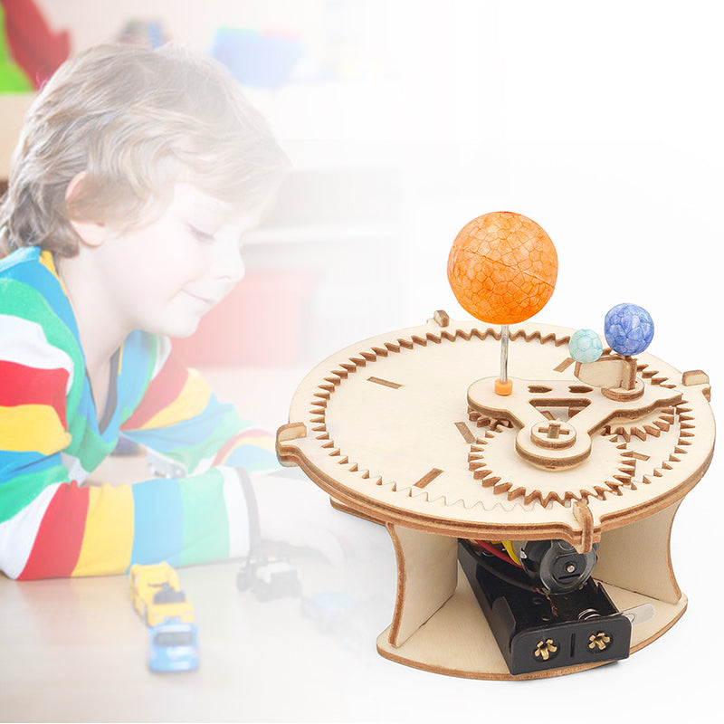 Wooden Puzzle: Solar System Model - STEM Kit for Kids