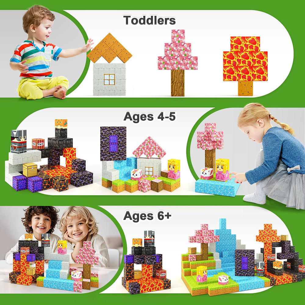 Magnetic Building Blocks: Famous Scene Architectural Kit