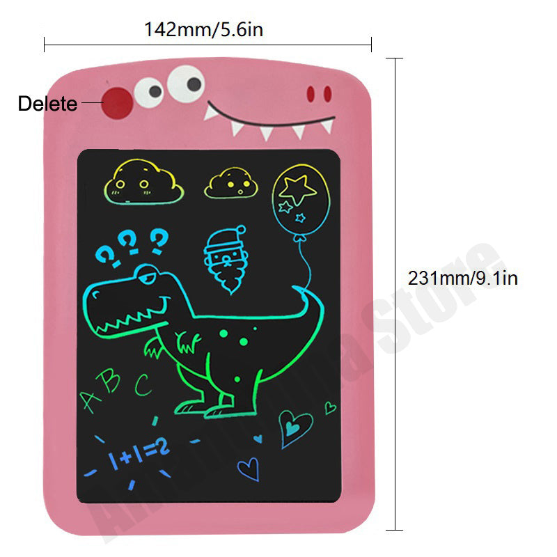 Writing Tablet - 8.5" Kids Drawing Board Cartoon LCD