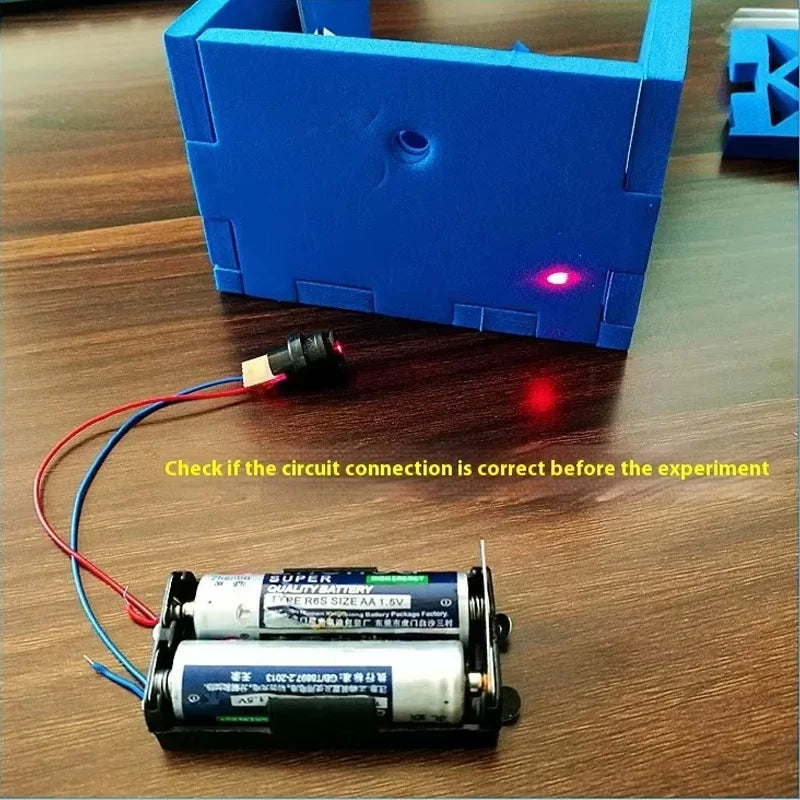 Steam Plastic Science Education Physics Experiment Light Refraction Experiment Toy DIY Science Kit