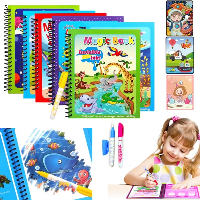 Drawing Book - Magical Water Reusable Montessori Toy