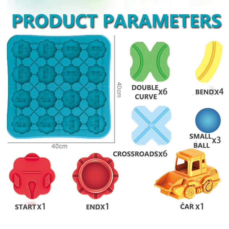 Logic Puzzle Game - Road Maze Montessori