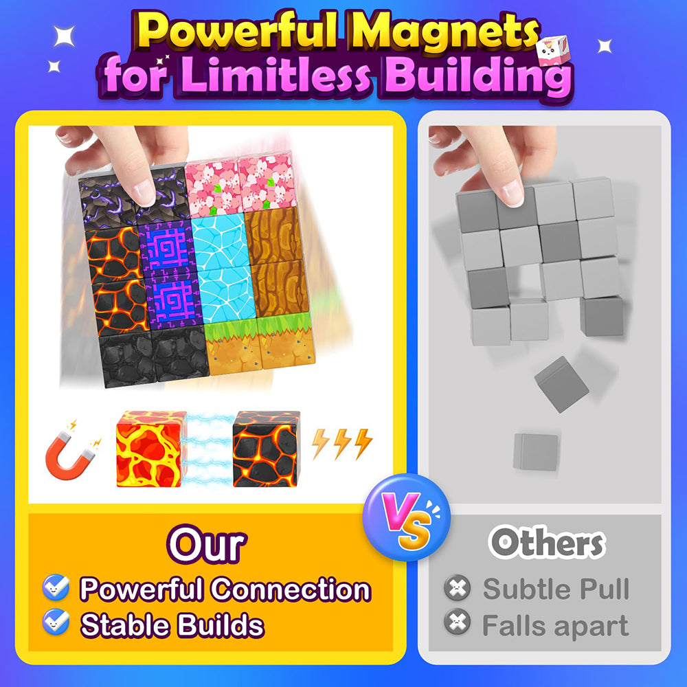 Magnetic Building Blocks: Famous Scene Architectural Kit