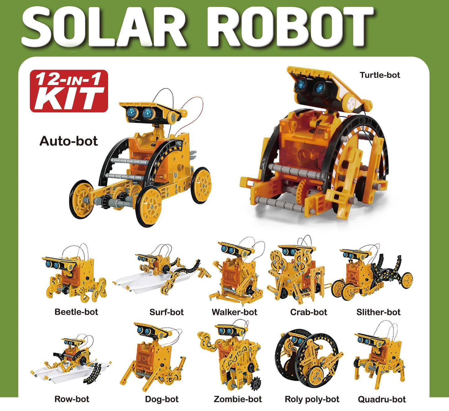 Solar Robotics Kit: DIY Science Toy for Kids