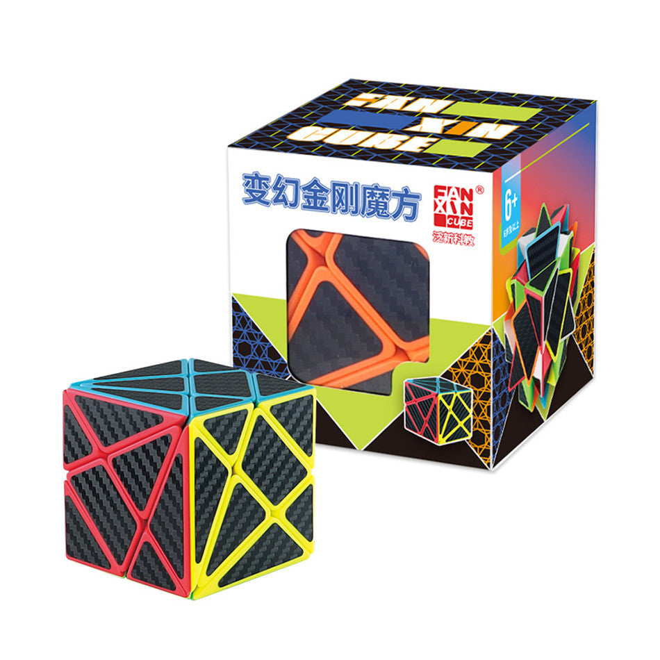 Carbon Fiber Speed Cube - FanXin Magic Puzzle Toy