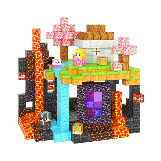 Magnetic Building Blocks: Famous Scene Architectural Kit