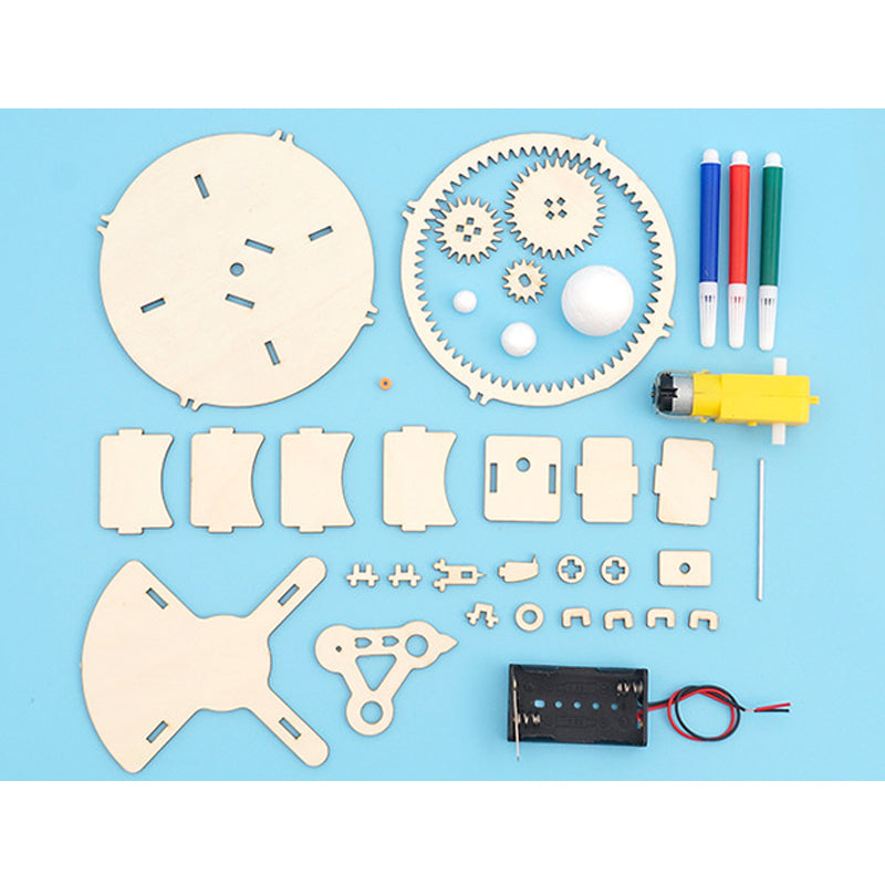 Wooden Puzzle: Solar System Model - STEM Kit for Kids
