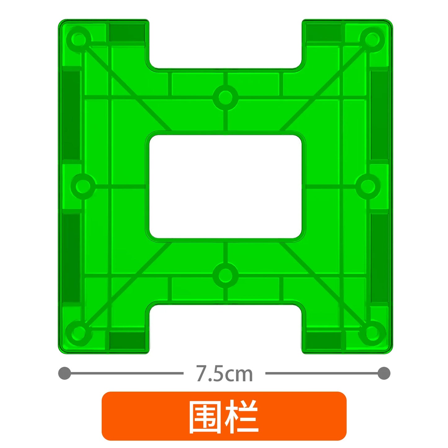 Kids Magnetic Block Tiles - Montessori Educational Toy
