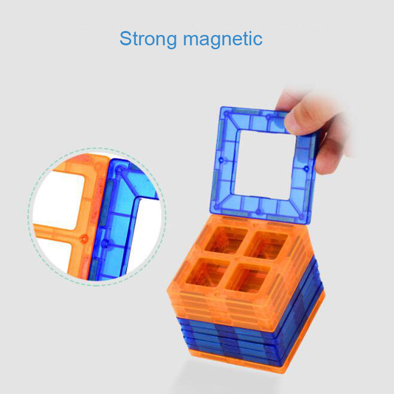 Magnetic Blocks Building 3D Toy - Large Transparent Set