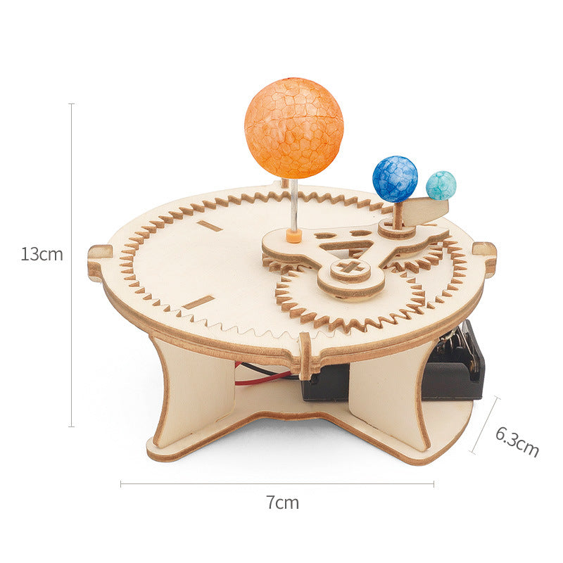 Wooden Puzzle: Solar System Model - STEM Kit for Kids