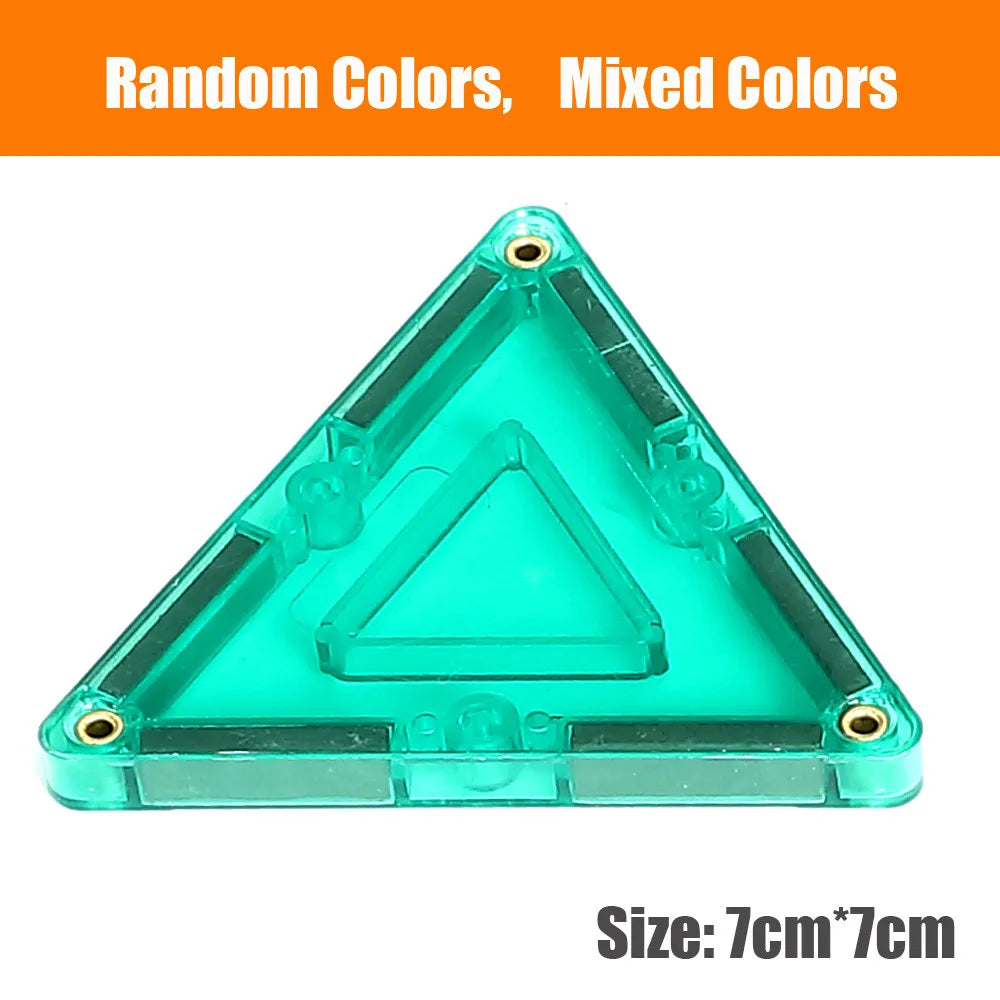 Magnetic Blocks Building 3D Toy - Large Transparent Set