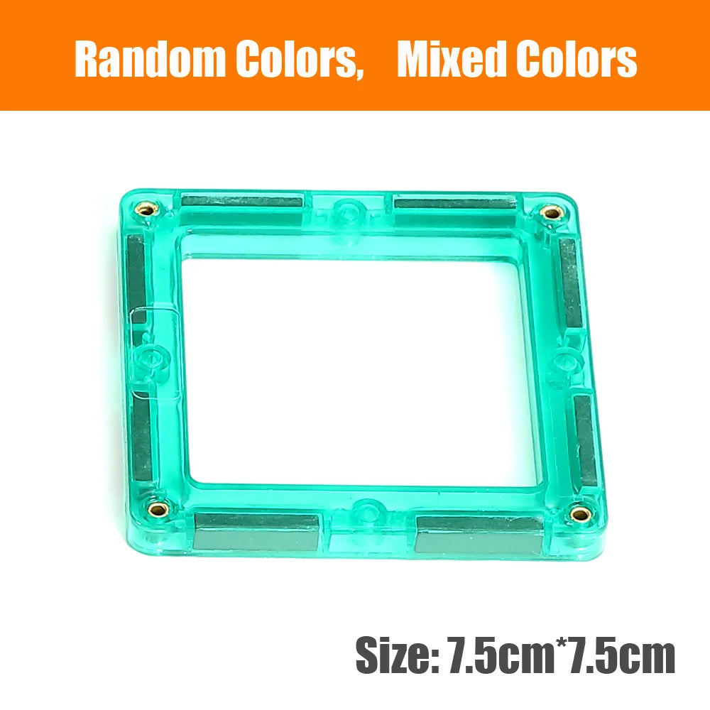 Magnetic Blocks Building 3D Toy - Large Transparent Set