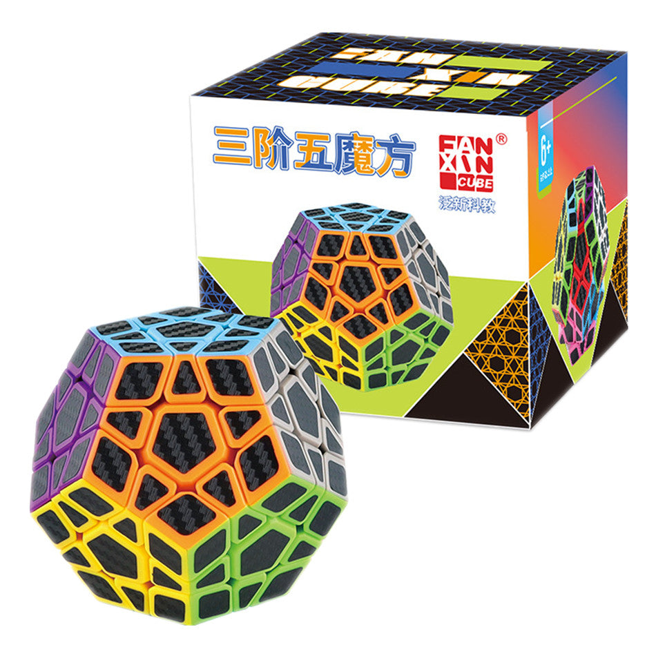 Carbon Fiber Speed Cube - FanXin Magic Puzzle Toy