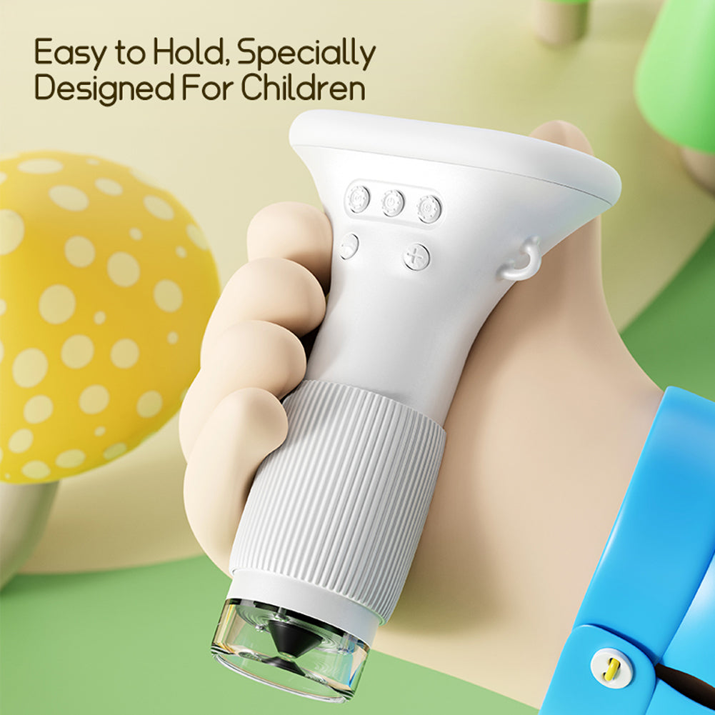1000X Handheld Digital Microscope with 2" IPS Screen & LED