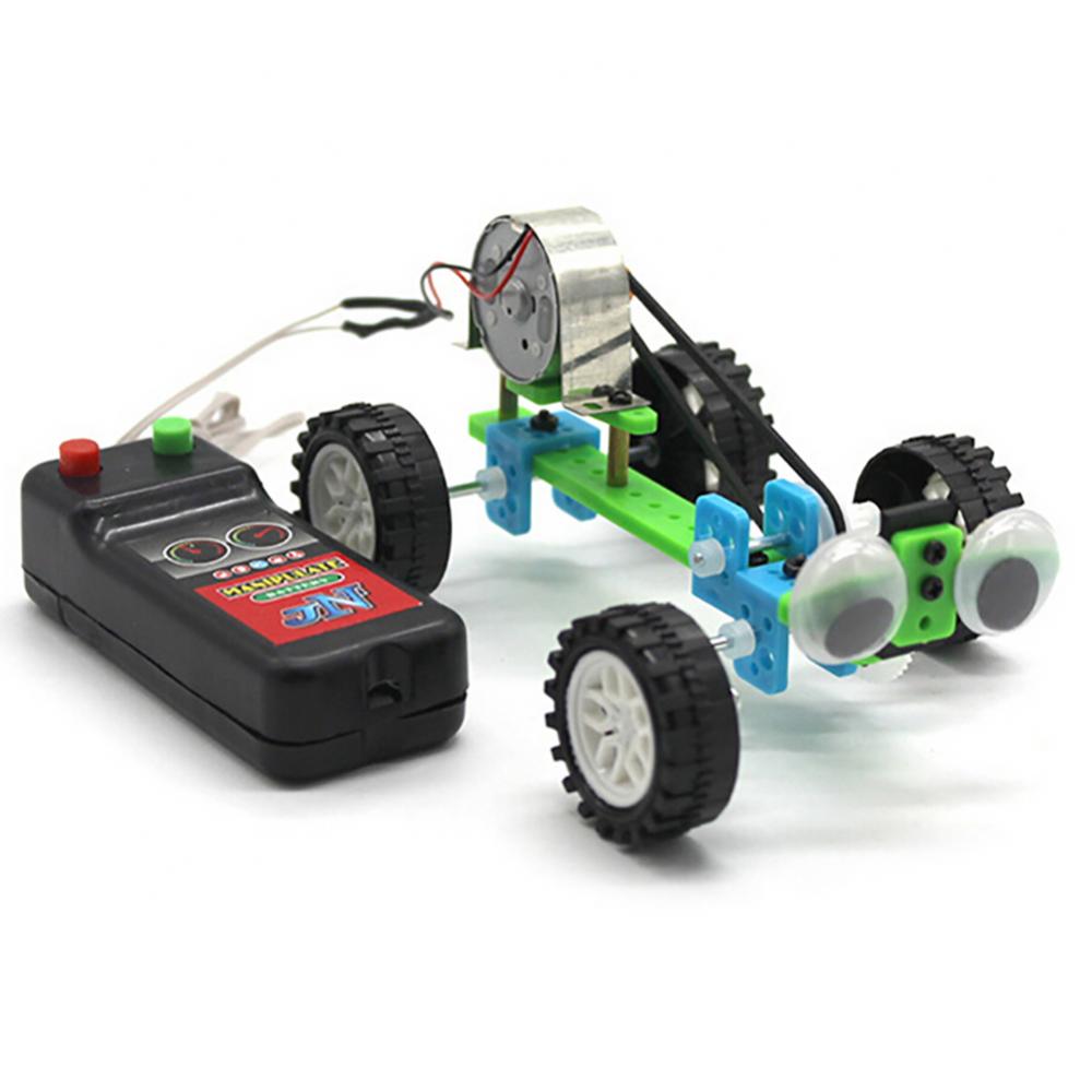 STEM Toys: DIY Robot Car with Big Eyes for Kids' Science Fun