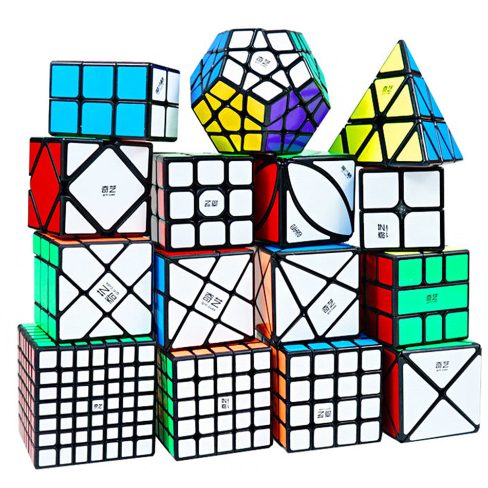 QIYI Speed Rubiks Cube Set: 3x3x3, 4x4x4, 5x5x5 Puzzle