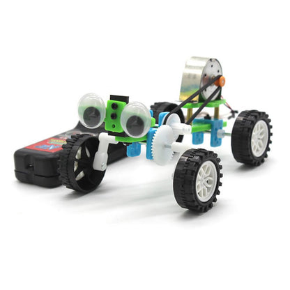 STEM Toys: DIY Robot Car with Big Eyes for Kids' Science Fun