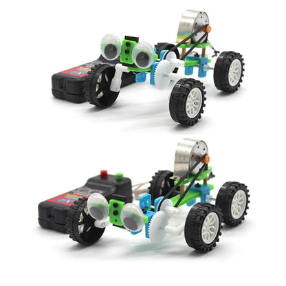 STEM Toys: DIY Robot Car with Big Eyes for Kids' Science Fun
