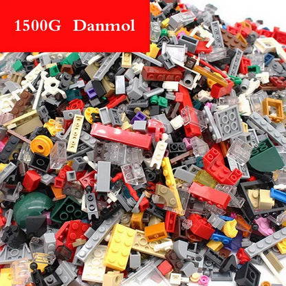 1000G Mixed Weighing Classic Building Blocks Set Meal DIY Moc Creative Bulk Bricks Toy for Children Educational Kids GIft Random