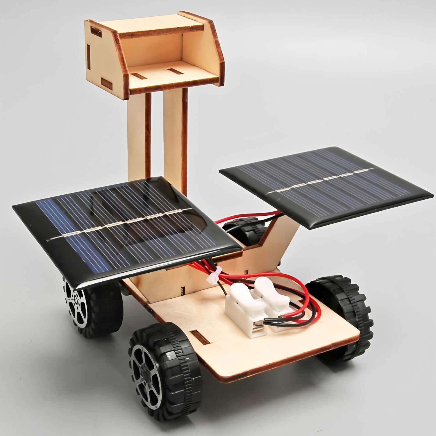 Educational Toys: Solar Car DIY 3D Puzzle - Lunar Exploration Model Kit