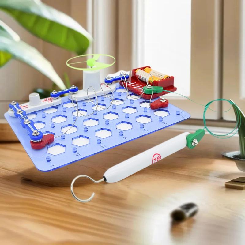 Educational Toys: Kids' Electricity Set - Fun Electronic Building Blocks