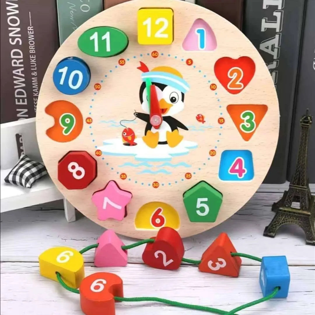 Building Blocks: Montessori Wooden Blocks - Early Learning Puzzle for Kids