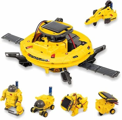 STEM Solar Robot Kit: 6-in-1 Educational Toy for Kids