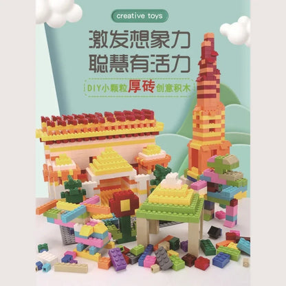 DIY Building Blocks Set - 120/240PCS Colorful Creative Bricks