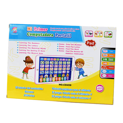 Educational Toys: Spanish Alphabet Kids Tablet - Touch & Learn Educational Toy