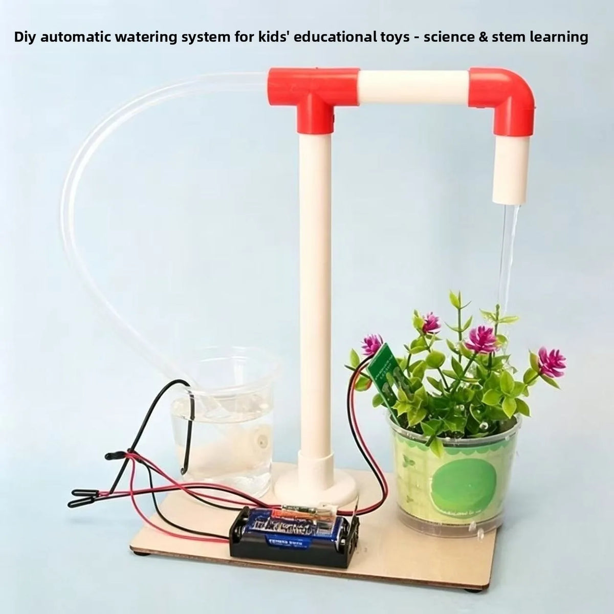 Science and Education Experiment Models, DIY Automatic Watering System Hand-assembled Toys, DIY Gifts