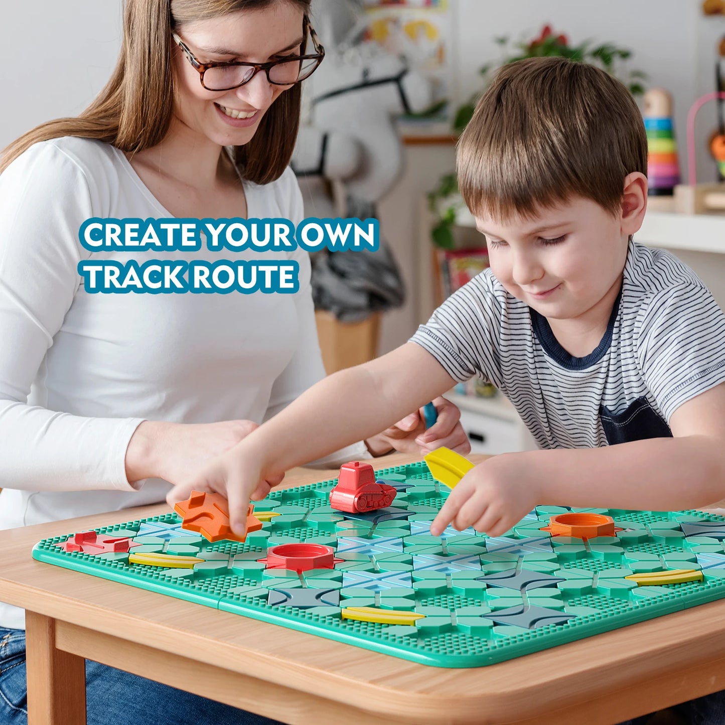 Building Blocks: Montessori Maze Racer - Logical Thinking Puzzle Game