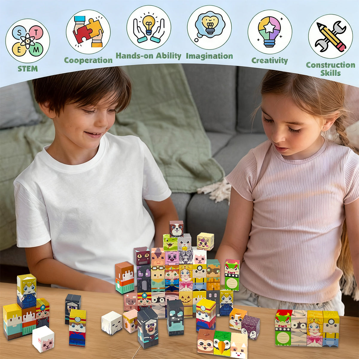 Magnetic Building Blocks - STEM Toys for Kids 16/36PCS