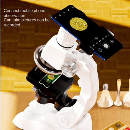 Kids Microscope Kit 200x-1200x Adjustable Science Tool