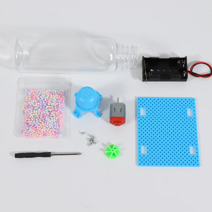 DIY Electric Vortex Tornadoes Assembly Puzzle Toy Physical Science Experiment Kit STEM Educational Desktop Model Gifts for Adult