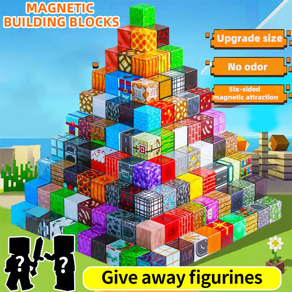 Magnetic Building Blocks Set - Kids DIY Assembly Toy
