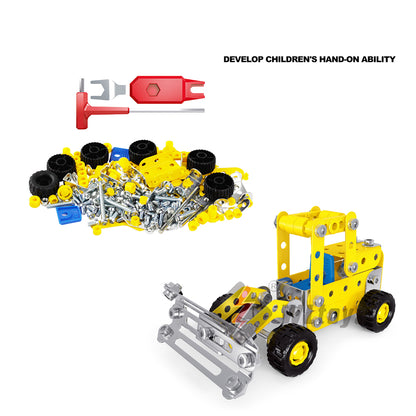 Building Blocks: Engineering Vehicle Toy Erector Set for Boys Age 8+