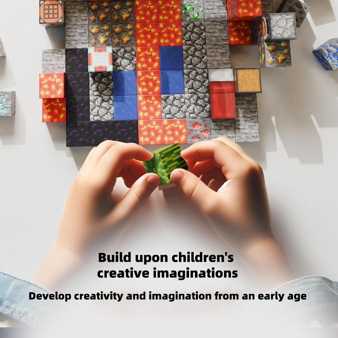 Magnetic Building Blocks Set - Kids DIY Assembly Toy