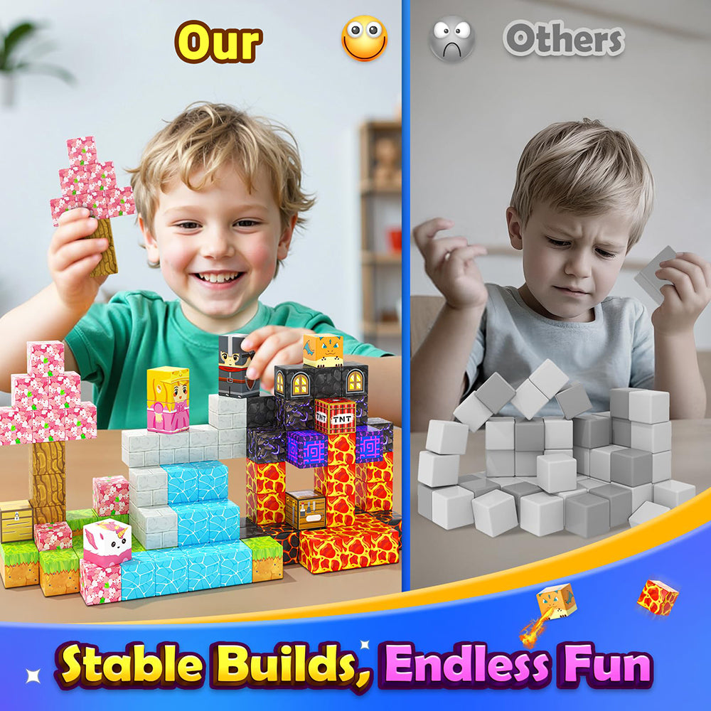 Magnetic Building Blocks: Famous Scene Architectural Kit